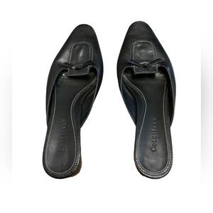 Cole Haan | Black Heeled Loafers | Size 7.5 B